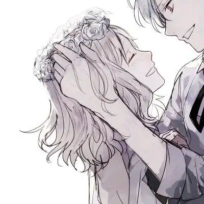 情侣头像小仙侣小仙侣萨拉黑