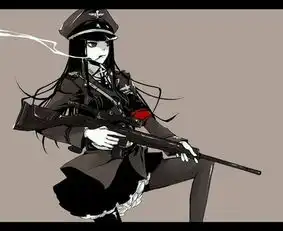 霸气冷酷的动漫少女上校,要军装,图片,多谢
