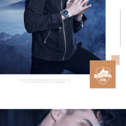 罗西尼蓝色男表自动机械表勋章系列padi联名品牌正品手表男617793w05b