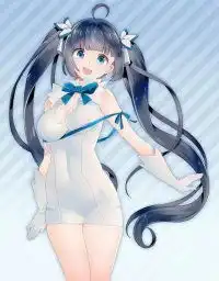 求淡蓝色漫画头像