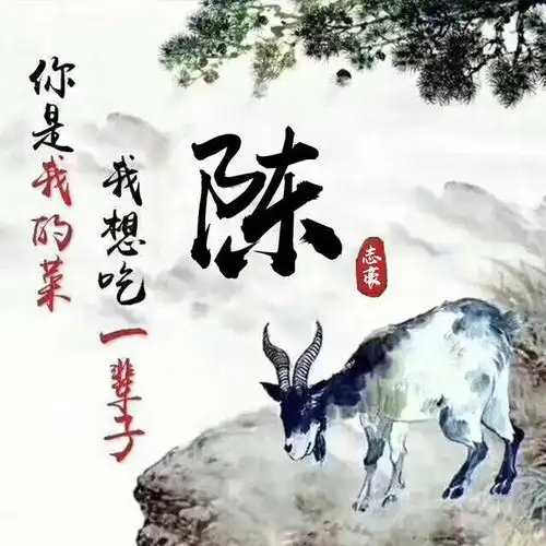 马姓氏卡通头像姓氏