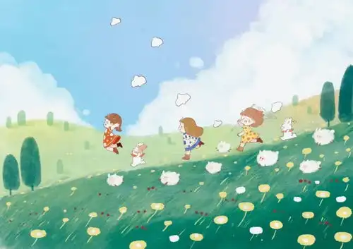 治愈系卡通背景朋友圈背景
