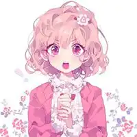 二次元粉色系情侣头像微信头像图片大全