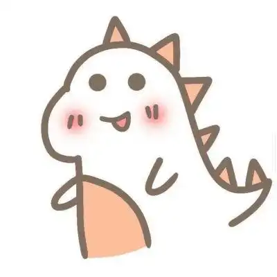 正装卡通头像女小恐龙