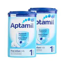 英国爱他美aptamil婴幼儿配方奶粉1段06个月宝宝900g2罐蜜芽