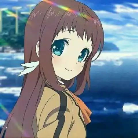 绿色系ins少女头像动漫