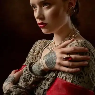 头像欧美纹身女生头像,霸气社会女很好看第443期