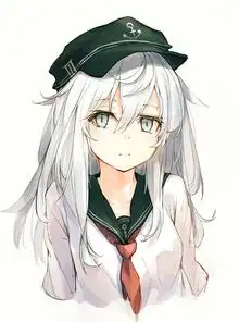 求动漫舰娘头像要求背景白色的高冷一点的类似于下面两张.