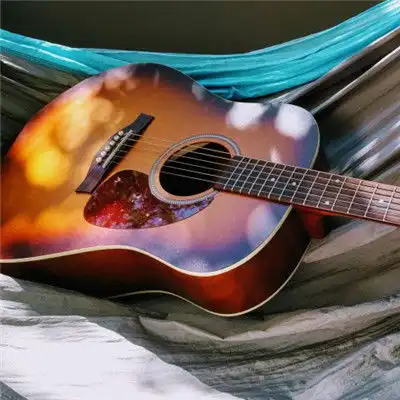 微信吉他头像,古典吉他的特写图片