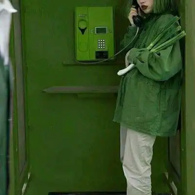 绿系头像女原谅色