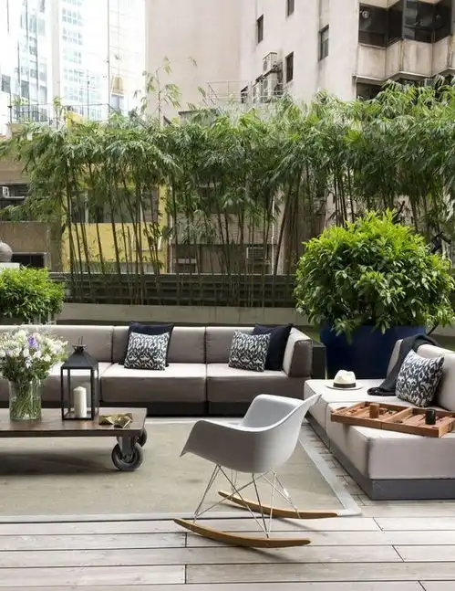 30㎡上下庭院如何设计这种精致的治愈系现代风小花园,太好看啦