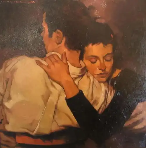 恋爱中的男女百态︱美国现代画家约瑟夫洛索