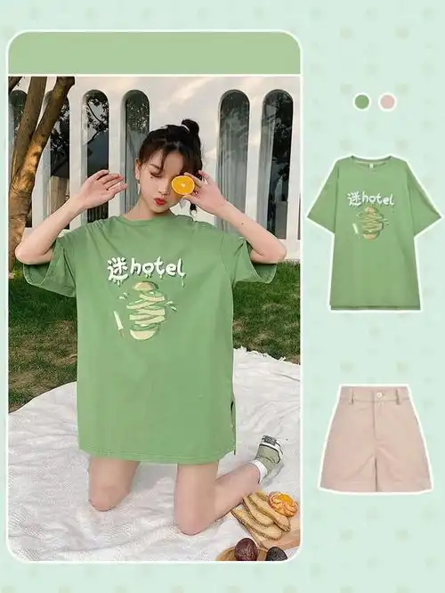 炎炎夏日做个冰淇淋少女,少女感小清新降温彩色系穿搭是真的美