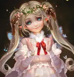珍藏的动漫头像二次元美图,打扮华丽,动感迷人的漂亮小姑娘