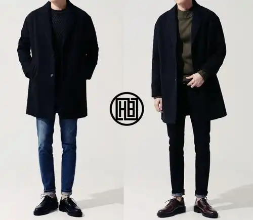 男士长款大衣如何搭配