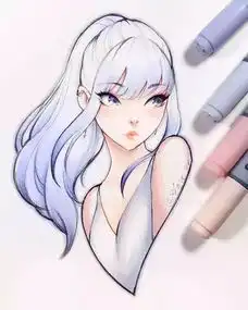 手绘美到犯规吸粉89万,确认眼神是自带仙气的美少女