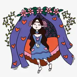 手绘卡通可爱梦幻童话公主图片素材其他格式下载动漫人物大全