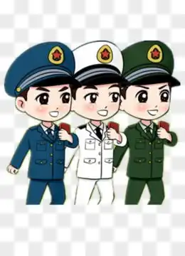 卡通军人图片素材免费卡通军人png设计图片大全图精灵