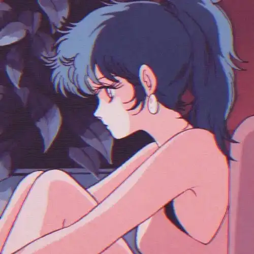 甜妹漫画头像粉色系强忍