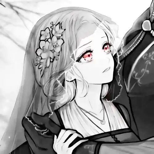 黑婚纱头像女生15张个性潮酷女生头像