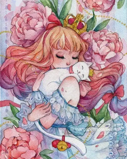 太美了吧她笔下神秘的少女,萝莉御姐总有你爱的风格,梦幻美好,撩动心扉常会技法网络
