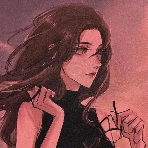 一组动漫女生头像分享今天也要开心