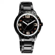 eyki艾奇韩国时尚精品手表黑钢表带潮流手表男表8513橙色怎么样,好不好