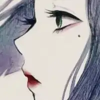 动漫头像唯美女生唯美女生伤感侧脸动漫头像