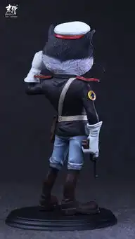 末那原创丨老动画系列第3弹黑猫警长黑猫警长pvc手办