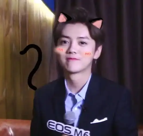 鹿晗少女系表情包分享,全方位的可爱