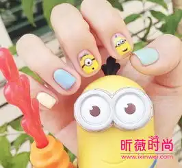 2016可爱卡通美甲图片经典动画形象卡通美甲