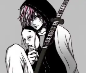 求摘面具的动漫图片