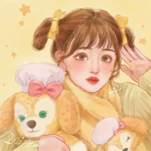 绝美闺蜜头像最好的关系,有幸遇见,恰好合拍