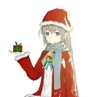 卡通圣诞头像女卡通可爱圣诞节女生头像