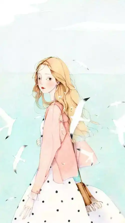 唯美细腻,深秋和我来画温暖治愈系小插画