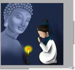 佛系保佑妈妈图刷屏,作者这是我给公号画的头像