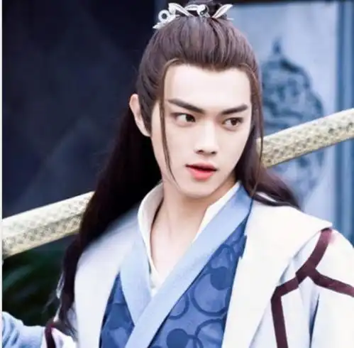 古装男神扎高马尾邓伦,肖战,许凯,朱一龙,看到王俊凯心动的感觉啊