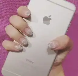 头像灰色系列美甲