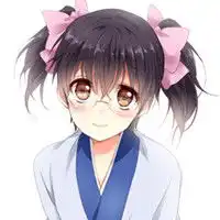 动漫女生头像治愈系插画