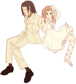 情侣头像婚纱系图片动漫