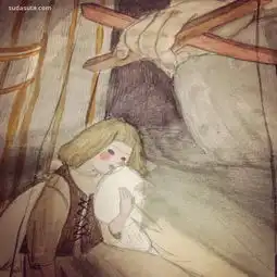 有不为鹿清新可爱的手绘水彩插画