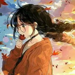清冷破碎感头像女动漫玫