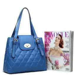 chloden蔻丹仟夏系列欧美时尚菱格纹pu单肩斜挎女包12130200