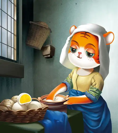 2022虎年新年台历名画也吃货