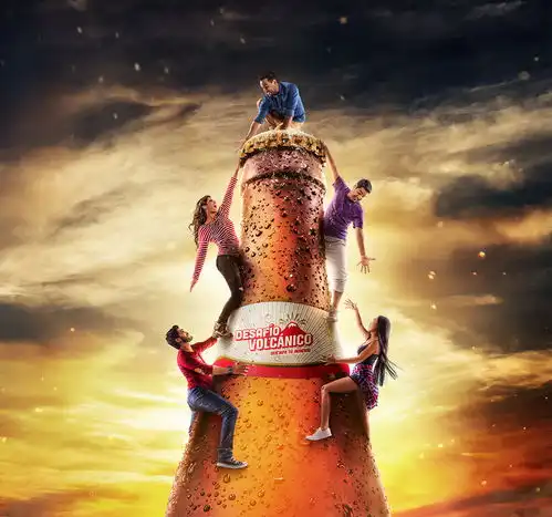 w04132啤酒合成局部14001310px高清创意合成色彩暖色色系