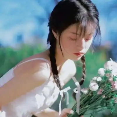 温柔系头像女生霸气落叶