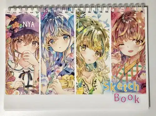 水彩插画日系二次元动漫女孩太太的画风太喜欢了收藏