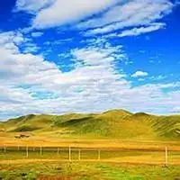 风景头像有山有水蓝色