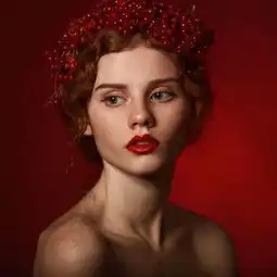 复古油画般的森系人像优雅的时光美人