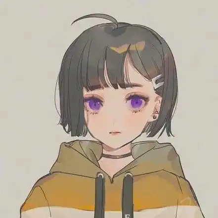 甜美可爱风的手绘插画少女头像合集